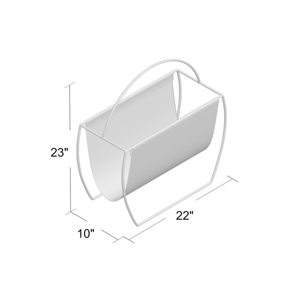 Mercury Row® Hardage Free Standing Magazine Rack & Reviews