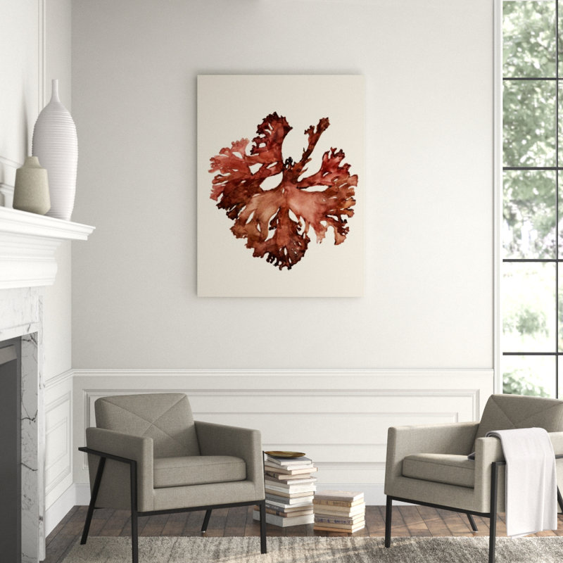 Sea Love III Painting by Elle Youngstrom, 53" H x 40" W x 1.5" D, Glass Coat