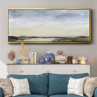 Green Ridge II- Framed Canvas