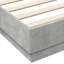 Vidaxl Bed Frame Concrete Grey-662620773