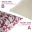 Housse de coussin à motif floral fabriqué à la main 18 x 18 par Fabubline Sulit-406706634-455682463