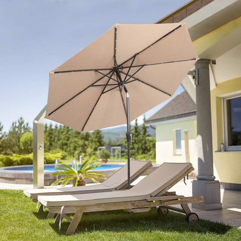 Abat-jour de patio 9 pi 9 pieds, Beige