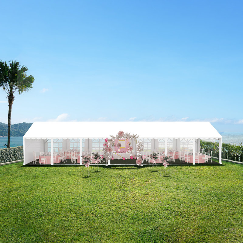 Steel Storage Canopy, 20' W × 50' D 