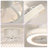 Blodgett Villa San Michele 19.6" 5 - Blade LED Smart Bladeless Ceiling Fan with Remote Control and Light Kit-1150476447