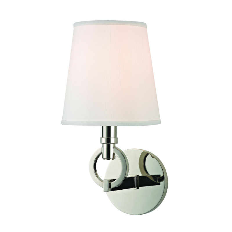 Malibu Flush Mounted Sconce, Polished Nickel