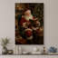 Père Noël, vacances de Noël, images de salon, impression sur toile encadrée, impression sur toile-132863360-132863364