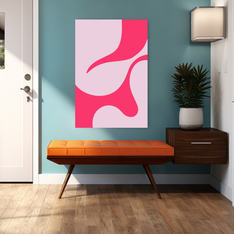 Art contemporain, art contemporain abstrait, H 48 po x l 32 po