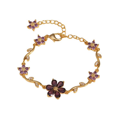 Flower Exquisite Petal Bracelet Personalized Fashion Jewelry