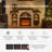 Michihiro Electric Fireplace TV Stand with Mantel -2050478331