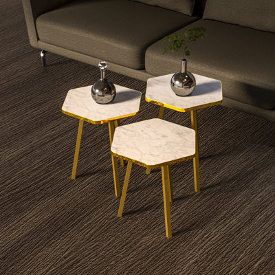 Ensemble de tables de bout Irsah