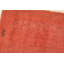 Tapis rouge en laine noué à la main de conception unique 3 pi x 5 pi 4 po