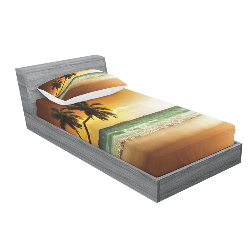 Microfiber Sheet Set, Twin XL Sheet Set with Fitted Sheet
