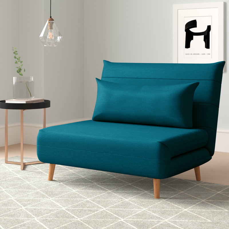 Charlize 2 Seater Sofa Bed, Blue