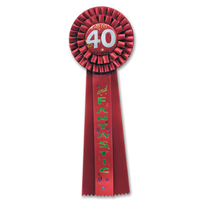 40 & Fantastic Deluxe Rosette