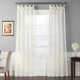 Apollo Extra Wide Voile Sheer Curtains for Bedroom Double Layered Curtains for Large Window Single Panel