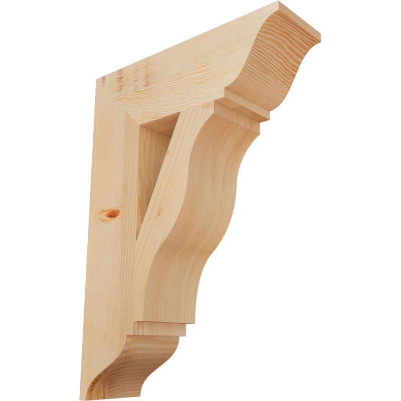 Support traditionnel Funston, H 28 po x l 5,5 po x P 20 po, Douglas, Lisse