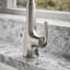 Tone Single Handle Pull Down Kitchen Sink Faucet with Three-Function Pull Down Sprayer-1818499654