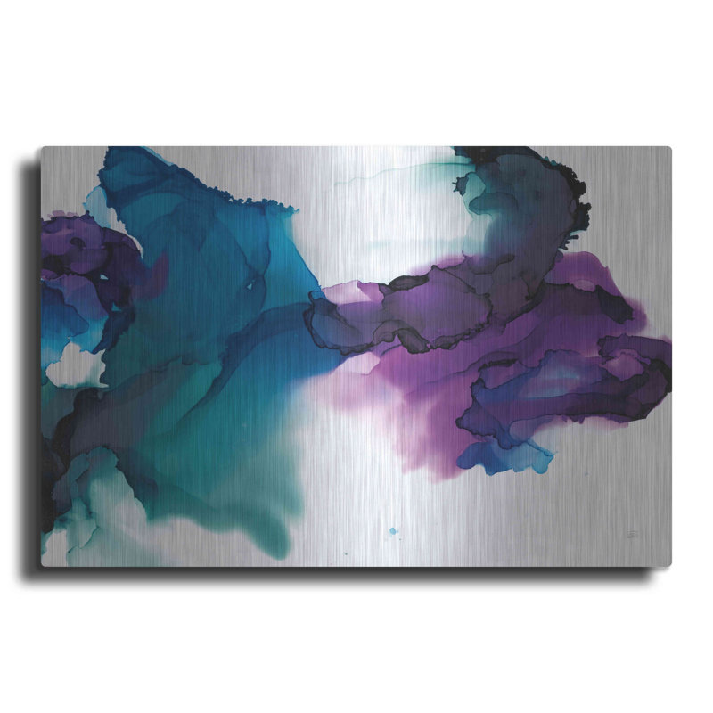 Ivy Bronx «Gemstone» par Chris Paschke, art mural en métal, H 16 po x l 24 po
