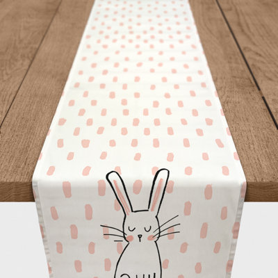 Biggins Cute Bunny Cotton Table Runner