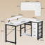 Modular L-Shaped Steel Computer Desk-1391127943