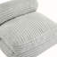 Fauteuil à billes pliable Latina, gris clair