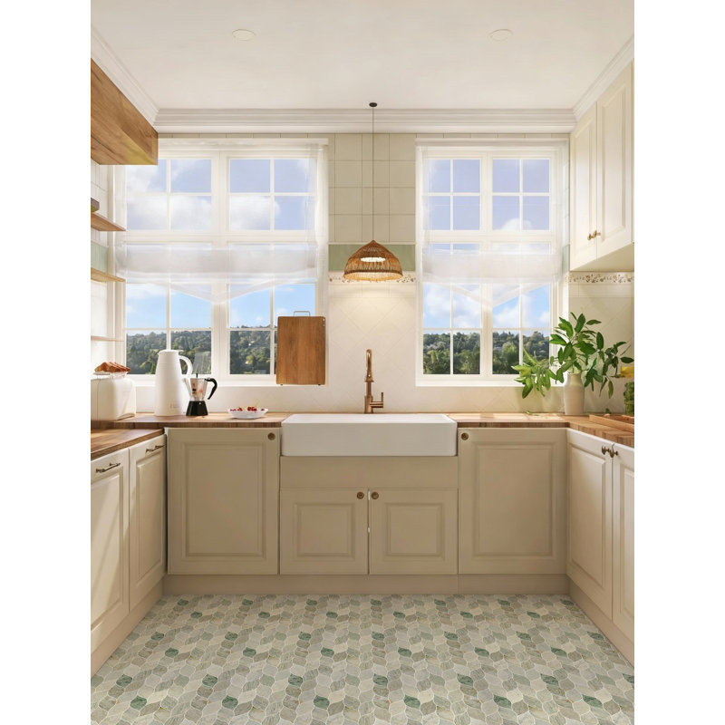 4" x 2" Marble Novelty Mosaic Tile