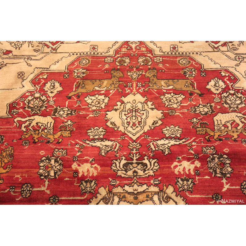 One-of-a-Kind Rectangle 10'9" X 12'4" Hand Knotted Area Rug