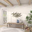 Décoration murale vol d'oiseau en métal blanc 48 po x 3 po x 23 po-1532235530