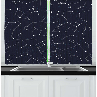 Pointed Kitchen Curtain
