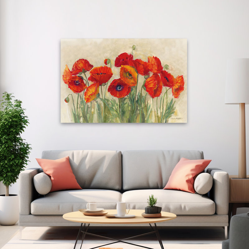 Fleurs - Coquelicots éclatants, H 40 po x l 60 po