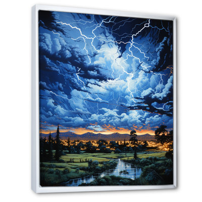 Lightning Lightning Dance Pastoral, reproduction d'art sur toile