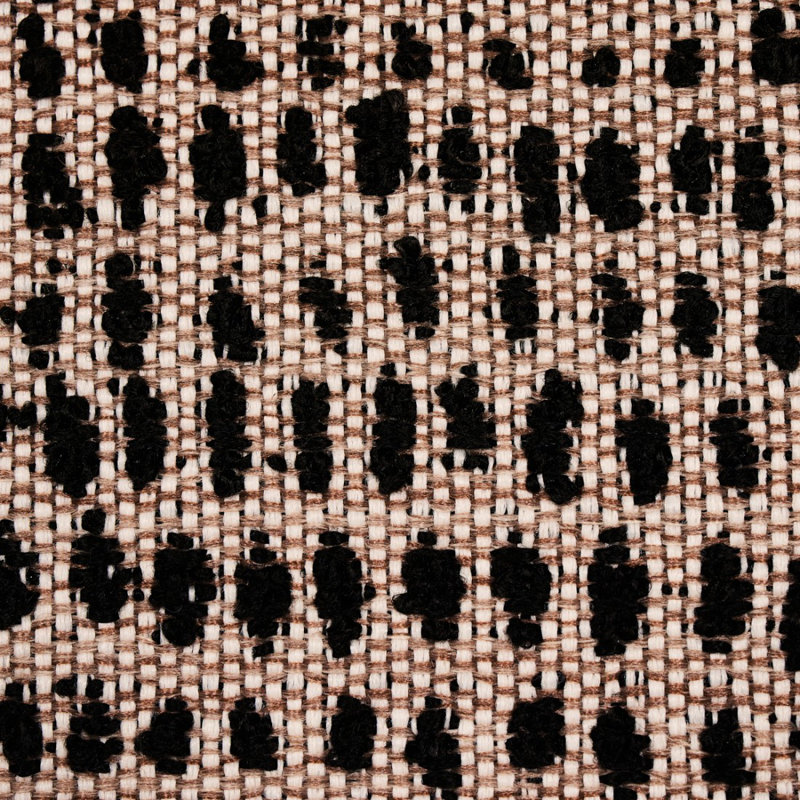 Tissu intérieur / extérieur Oscar, Brun / noir