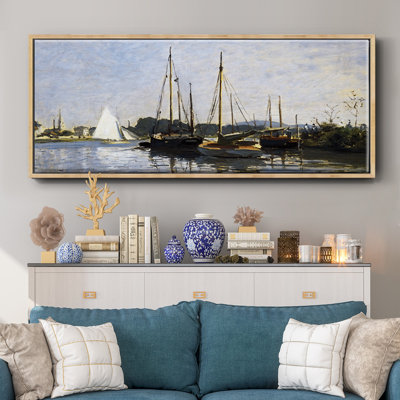 Bateaux de plaisance, 1872 - Toile encadrée