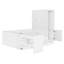 Lit de rangement 6 tiroirs avec bureau, armoires et armoire-99267043