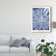 «Belfast Northern Ireland City Map Blue» par Michael Tompsett, impression sur toile-698607774