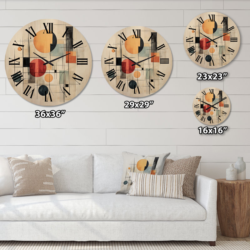 Horloge murale Marushka, Moyenne