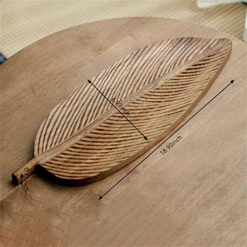Cadeisha Wood Tray, 0.71" H x 6.97" W x18.9" D