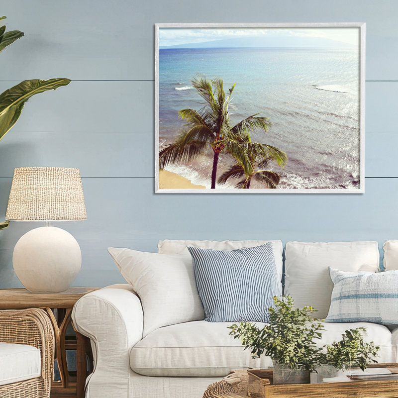 Giclée encadrée «Happy Soul Palm Coast», conception de Natalie Carpentieri, H 24 po x l 30 po