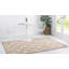 Tapis ivoire en coton tressé à la main Jereck-1132074685