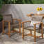 Chaise en bois et osier Hampton-1770972095