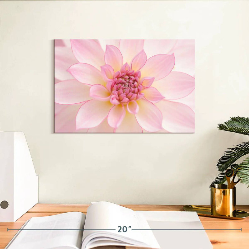 Harnek Light Pink Dahlia Petals, 8" H x 12" W