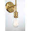 Reverie Double Lights Bathroom Wall Sconce over Mirror Bedroom Hallway Entryway 5"W ?? 10.75"H ?? 5"E