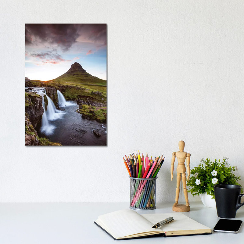 Iconic Kirkjufell, Iceland II by Matteo Colombo - Gallery-Wrapped Canvas Giclée on Canvas, Canvas, 20.32 cm H x 30.48 cm W