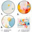 «Pastel Color Geometric Ink Collage IV», art mural géométrique en métal MT137601-771091339
