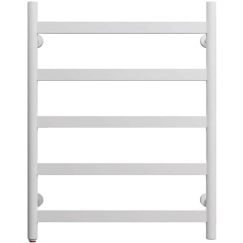 Flat Towel Rail Towel Warmer, White