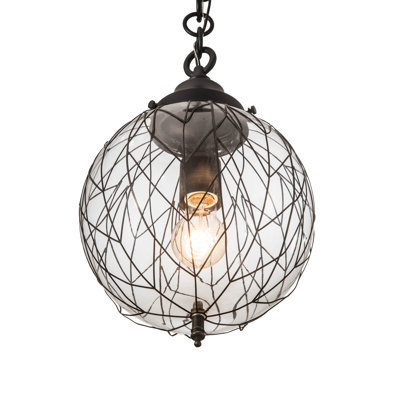 Luminaire suspendu sphère 1 lumière Bola