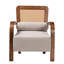 Chaise avec accoudoirs Baxton Studio