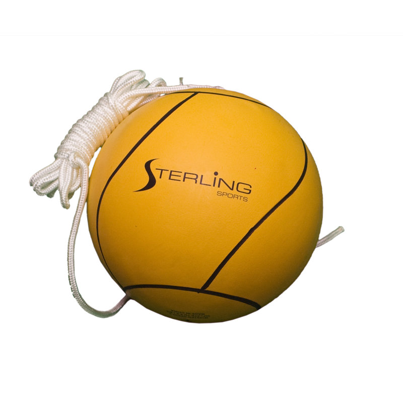 Sterling Games Rubber Tetherball, Yellow