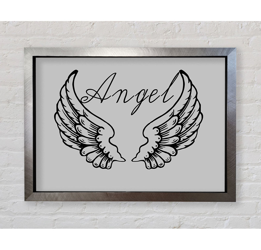 Angel Wings 4 - Einzelne Bilderrahmen Kunstdrucke