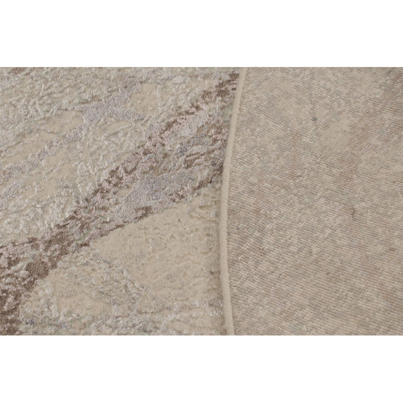 Modern Hand Knotted Abstract Area Rug
